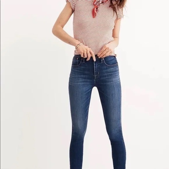 Madewell 10” High Rise Skinny Jeans Women’s size 26 - Picture 1 of 12